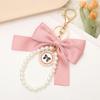 Жемчужина Бабочка узел брелок кулон для женщин сумка подвесные украшения аксессуары автомобиль кулон телефон цепочка