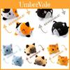 Charming Reversible Plush Cat Doll With Lifelike Expressions Ideal For Baby Gifts