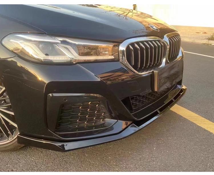 BMW New 5 Series G30/G38 LCI '21 M Sport Gloss Black FD Front Lip.