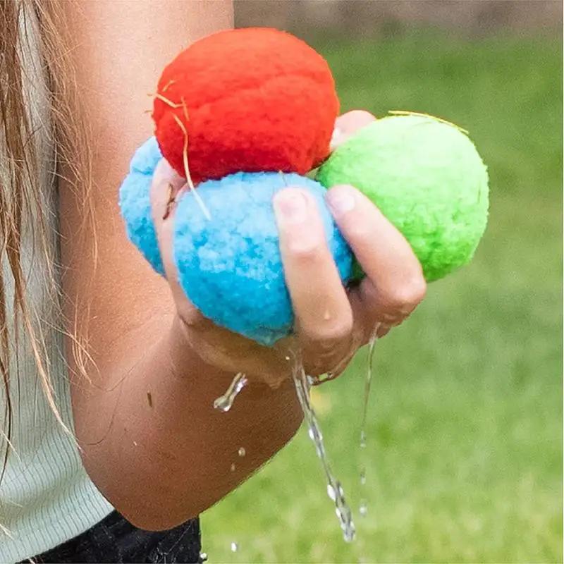 10 шт. многоразовые водяные шарики, многоразовые водяные шарики для уличных игрушек и игр, водные игрушки для детей и взрослых, мальчиков и девочек - летние игрушки-шары