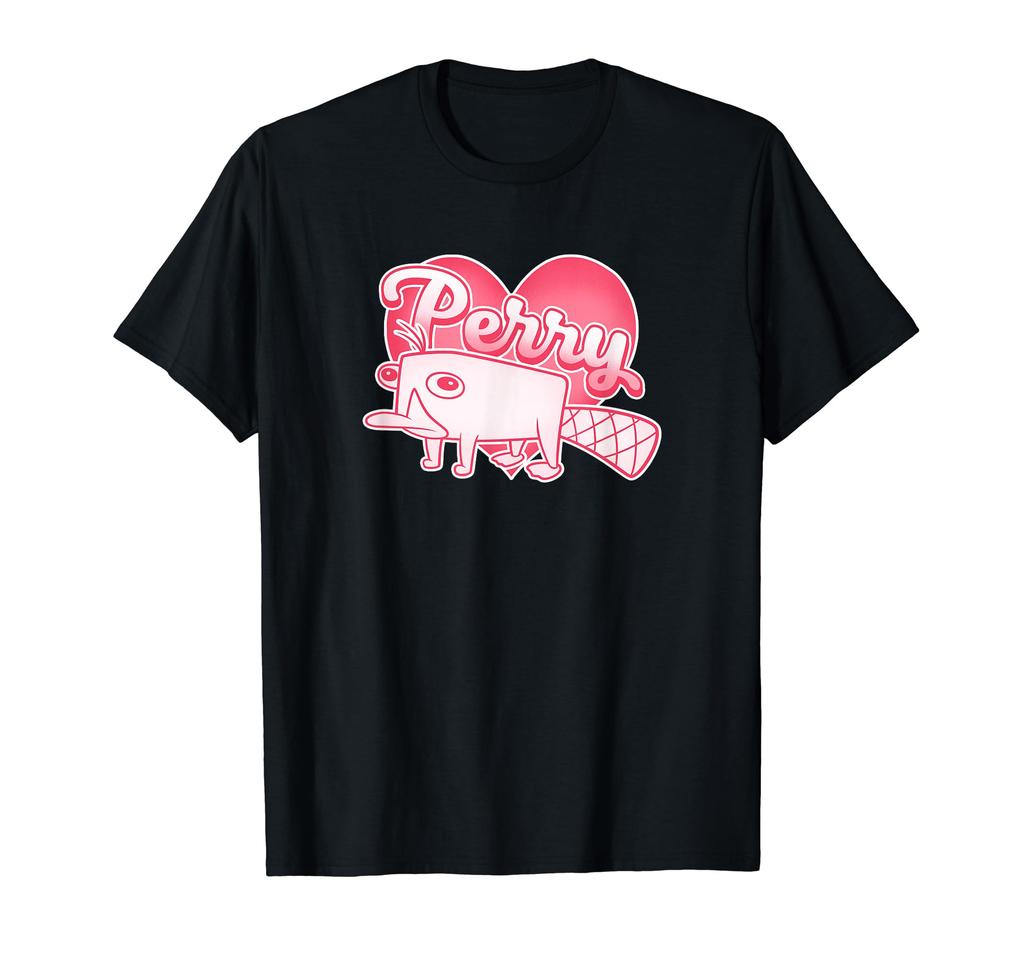 Disney Phineas and Ferb Valentine's Day Perry Hart T-Shirt
