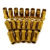 CCE Стальное колесо M12 x 48 мм 50BV30 Замок Гоночные гайки для шин Гайки, P1.25, Глубокие, Сквозные, Кованые, Гайки, Гайки, (Золото), 20-Упаковка