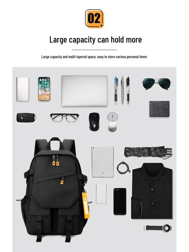 Men's Large Capacity Multifunctional Outdoor Sports & College Laptop Backpack
