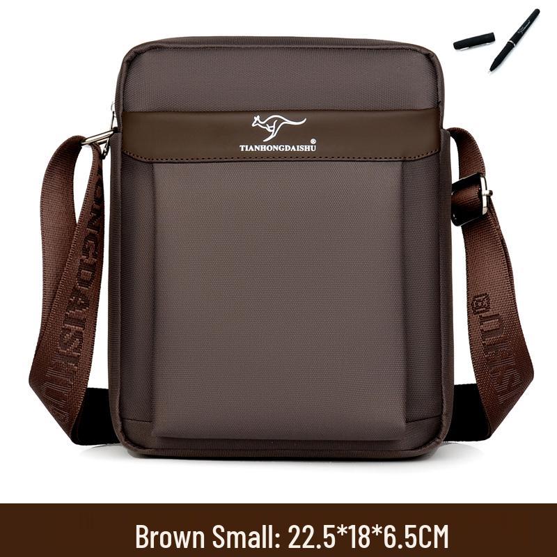 Мужская однолямочная сумка через плечо из холста, Новый 2025 Оксфордский рюкзак для поездок на работу, Компактная персональная портативная сумка