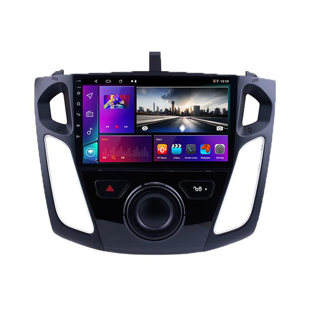icreative Беспроводной CarPlay Android автомобильный радио мультимедийный видеоплеер для Ford Focus 2012-2018 Android авто стерео навигация 2 Din