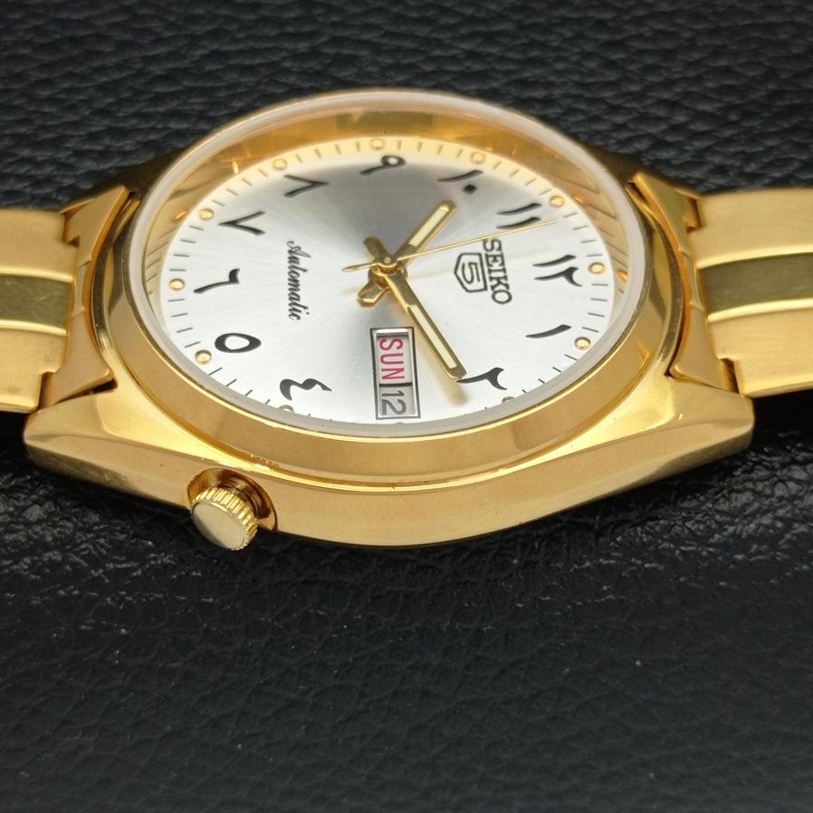 ВОССТАНОВЛЕННЫЕ ВИНТАЖНЫЕ SEIKO 5 AUTO 6309A ЯПОНИЯ МУЖСКИЕ АРАБСКИЕ СЕРЕБРЯНЫЕ ЧАСЫ a425929-2