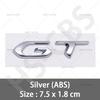 SQOB1 3D ABS 408 4008 508 5008 508L Letter Emblem GT Rear Trunk Badge Logo For Peugeot 408 508 4008 5008 508L Car Styling Accessories