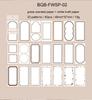 JIANWU Wind Chromatography Series Vintage Border Landscape Material Collage Memo Pad Creative DIY Junk Journal Stationery