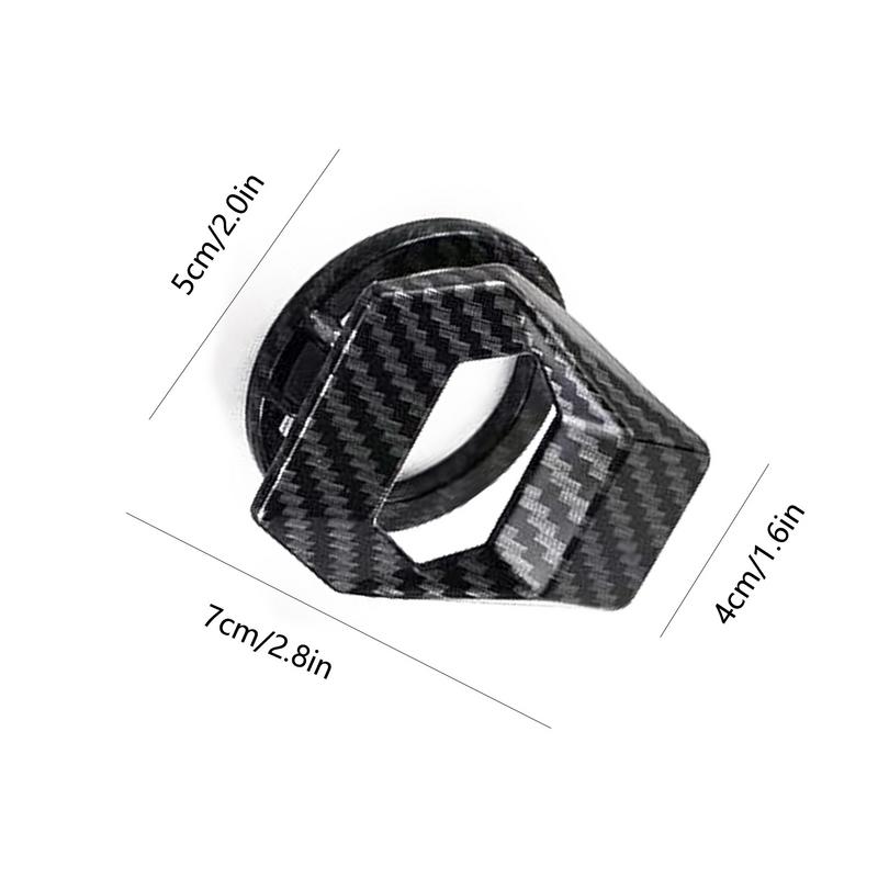 Car Start Button Cover Vehicle Interior Engine Ignition Protection A Button Start Stop Cover Vehicle Interior Anti-Scratch Metal