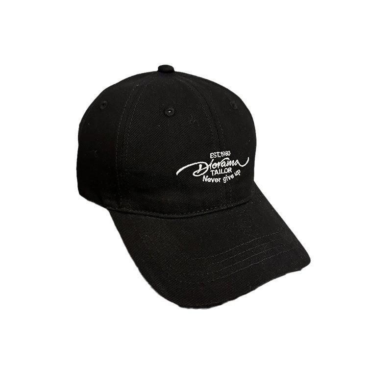 Embroidered Baseball Letter Cap Female Wide Brim Breathable Fabric Use Daily