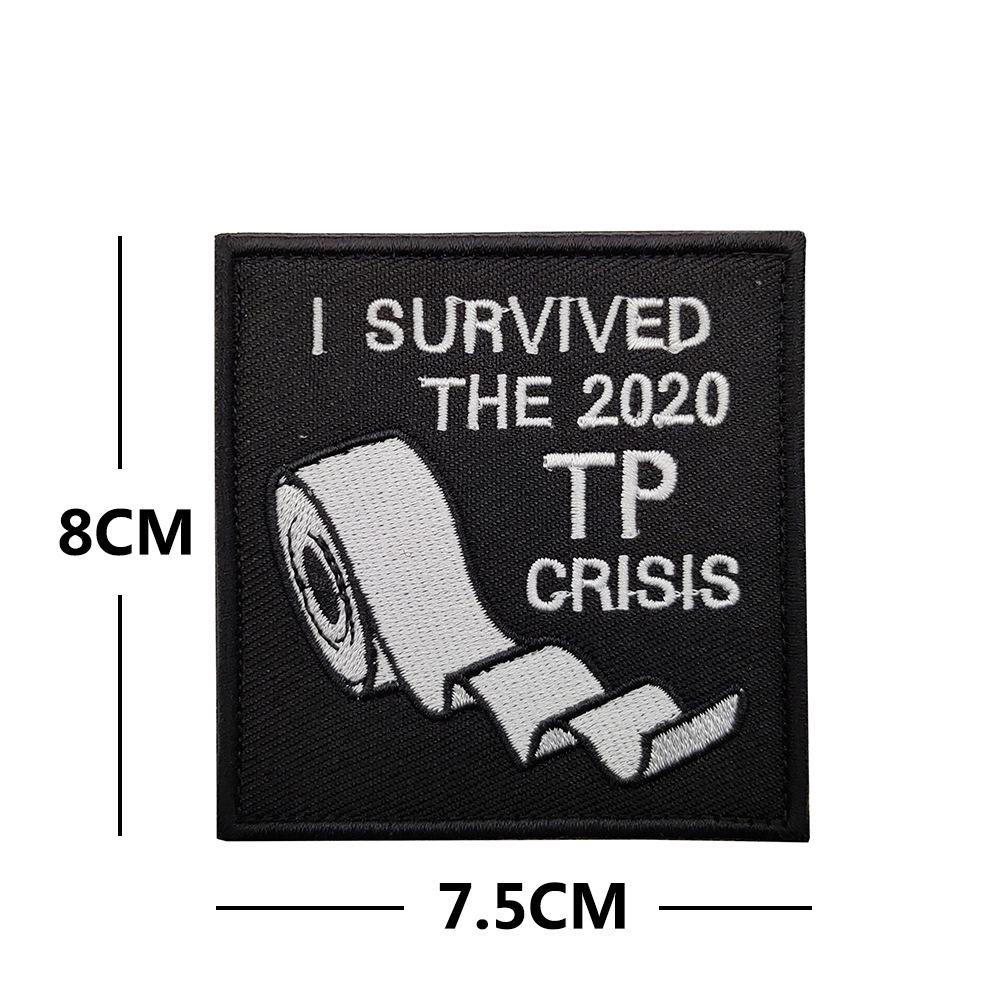 Тактический моральный вышитый патч Tai Feng 'Я выжил' - Аппликация на липучке