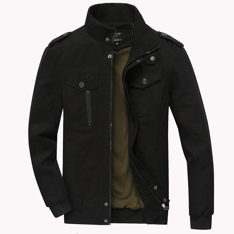 Новая осенняя хлопковая мужская куртка Military Tooling Plus-size Casual Coat