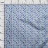 oneOone Cotton Flex Medium Blue Fabric Autumn Diy Clothing Quilting Fabric Print Fabric By Yard 40 Inch