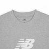 New Balance Футболка с логотипом Stacked, серая mT41502ag