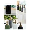 Ceramic Hand Sanitizer Dispenser Bottle Gel Liquid Soap Dispenser Pump Bottles for Bathroom Kitchen Modern Type