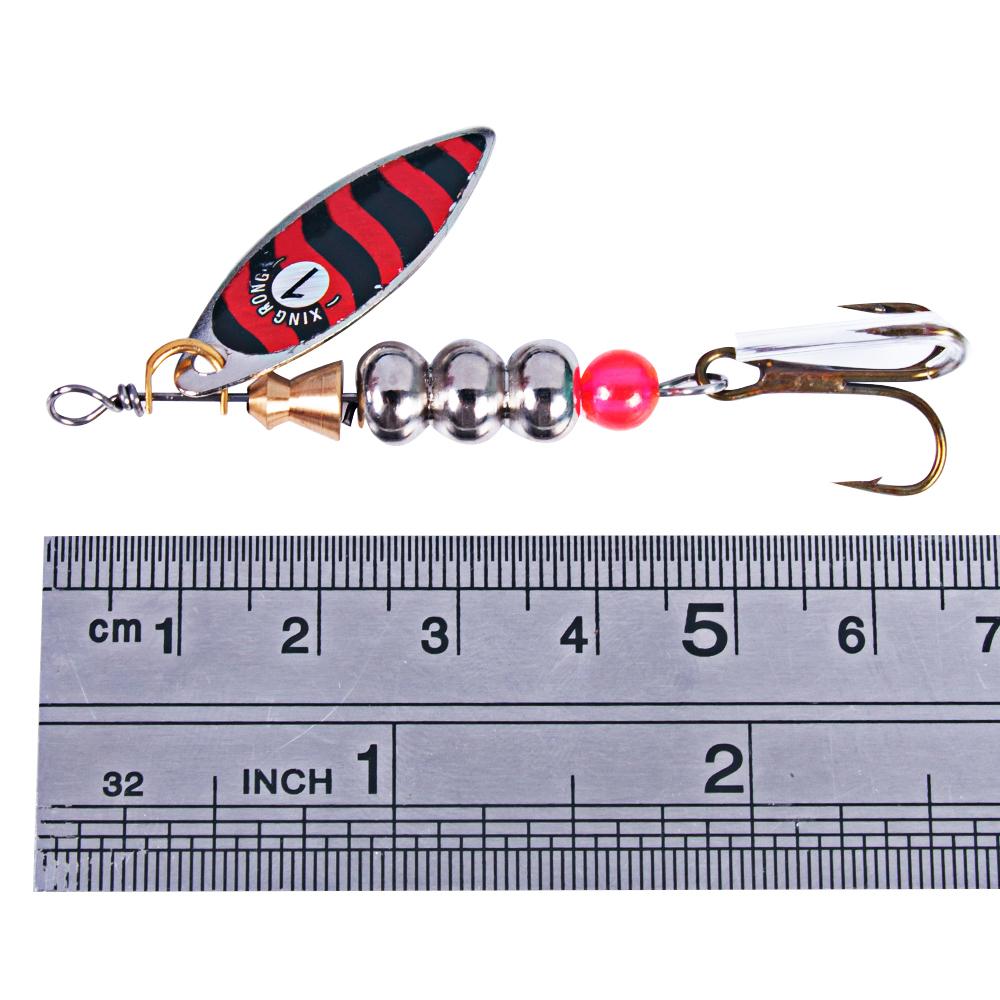 Рыболовные приманки, лопасти в форме колокола, металлическая ложка, спиннербейт, 7,5 г, рыболовные спиннерные приманки с тройными крючками