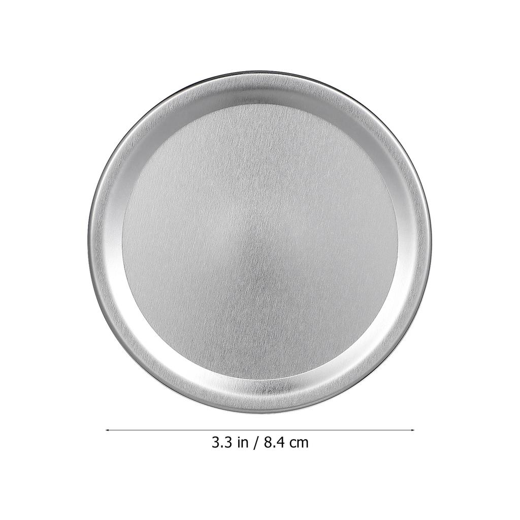 24 Pcs Tinplate Cover Metal Canning Jar Lids Spill Proof Caps Wide Mouth Mason Airtight Bottle Caliber Reusable