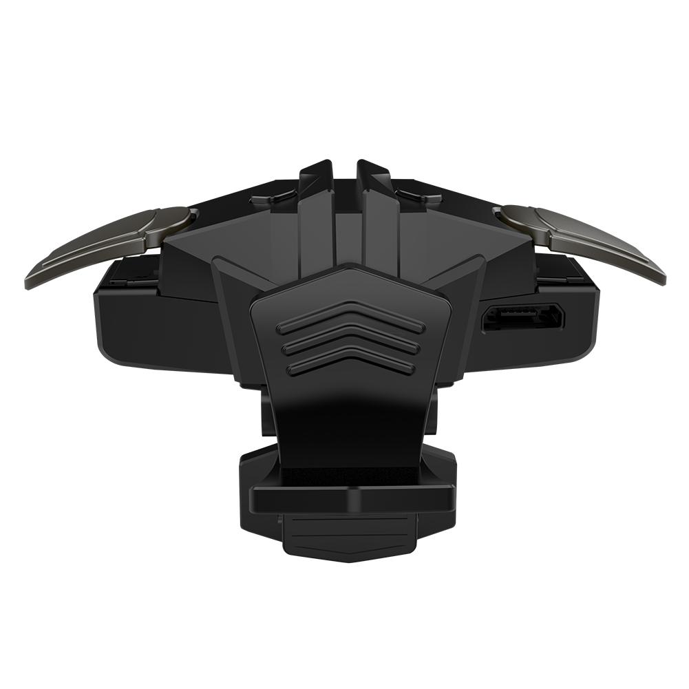 RGB Механический Игровой Контроллер для 4 Пальцев Геймпад Чувствительные Игровые Курки для Прицеливания и Стрельбы Джойстик Кнопка для PUBG Mobile