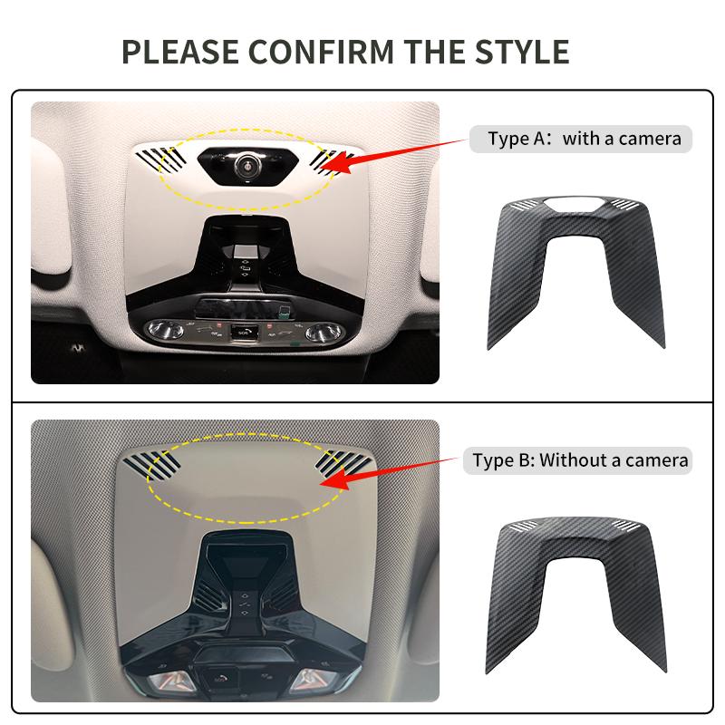 For Mini Cooper S F65 F66 U25 Countryman E/SE J01 EV Aceman J05 Reading Light Frame Trim Stickers Decor Car Interior Accessories