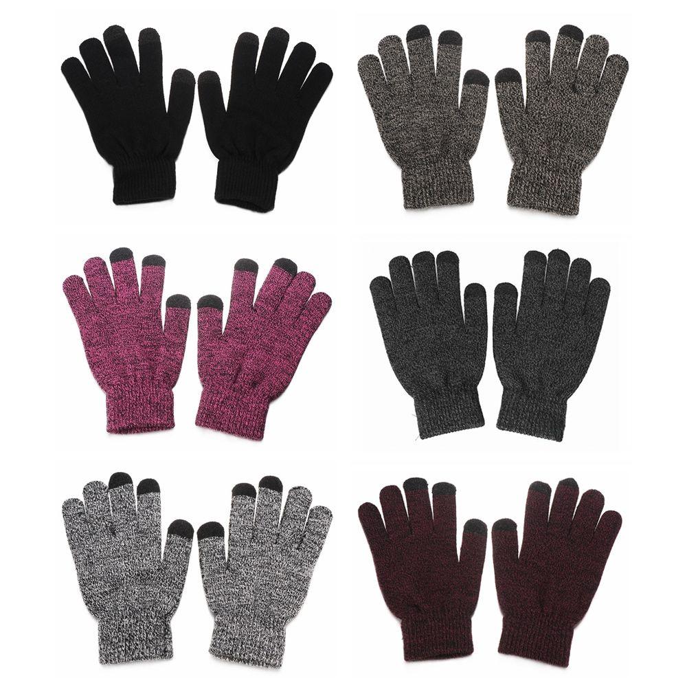 Новые перчатки для сенсорного экрана, утеплитель для шеи, шапка, шарф, перчатки, комплект, флисовый шарф, шапка-бини, зимняя теплая