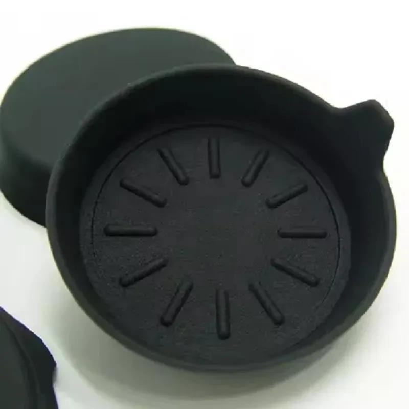 2 набора универсальных автомобильных силиконовых подстаканников с бортиком, канавкой для стакана, подушечкой, подходят для диаметра 6,5 см