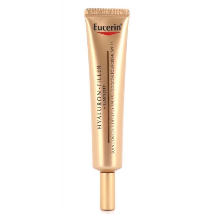 Contour Des Yeux - EUCERIN - Hyaluron Filler + Elasticity - SPF15 - 15ml - Peaux Matures