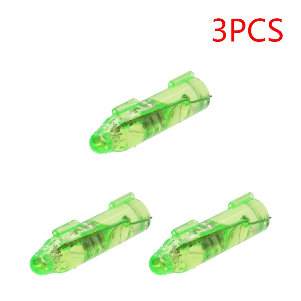 1-5PCS LED Attracting Fish Light Elongated Shape Fishing Lure Light Underwater Fishing Squid Fishing Bait Luminous Lures Tools