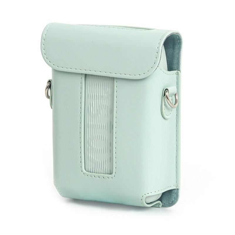 Protective Case For Mini Link 3 Smartphone Printer, PU Leather Shoulder Bag With Soft Lining Secure Storage Bag