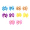 20pcs Pet Hair Bows Cute Mixed Colors Small Dog Topknots with Rubber Band for Puppy Cats Rabbits