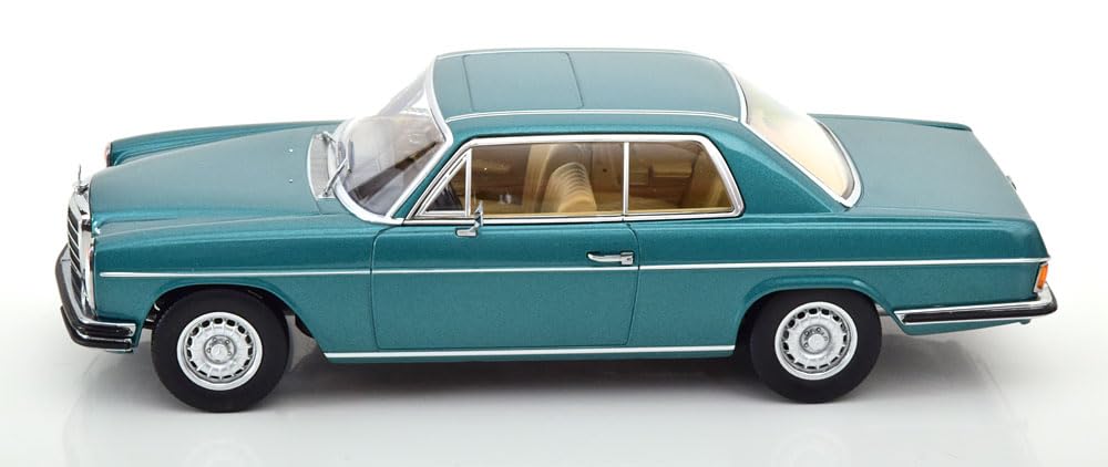 KK scale scale Mercedes W114 Coupe 1969 Green Metallic 1/18 280C/8 (Finished Product)
