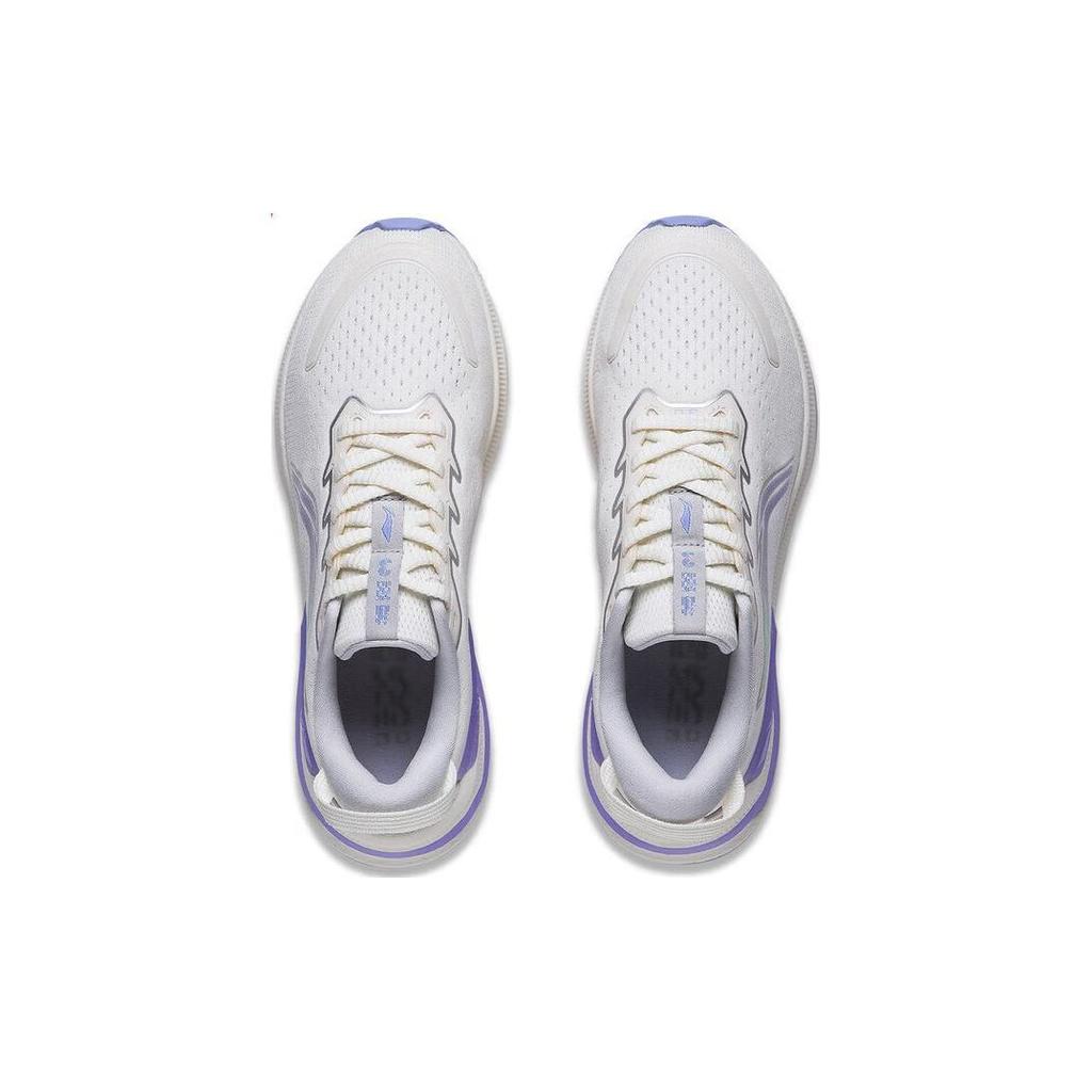 Li Ning Yue Ying 3.0 удобные простые амортизирующие нескользящие износостойкие дышащие низкие кроссовки для бега женские кроссовки белые ARHT020-1