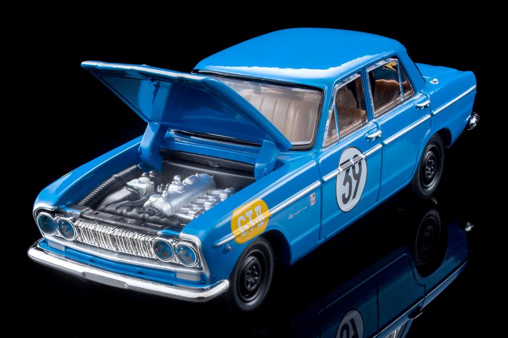 Tomytec Tomica Limited Vintage LV-213a Prince Skyline GT 2nd Japan Grand Prix #39 Blue Finished Model 332862