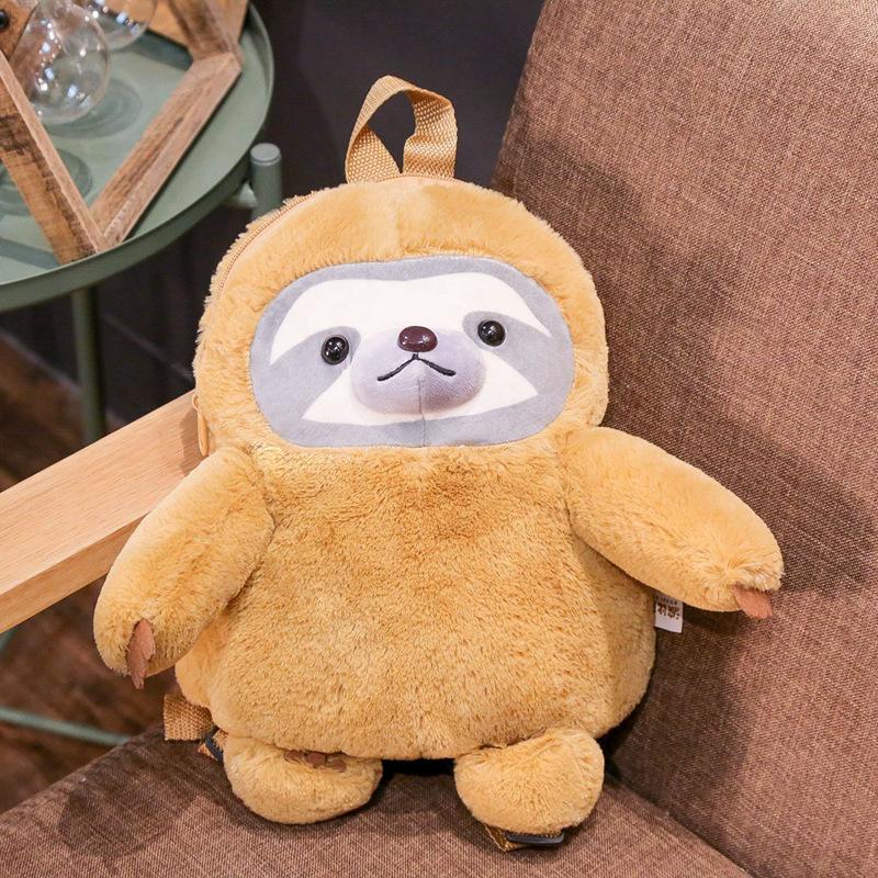 Updated Trendy Creative 3D Dinosaur Backpack Adorable Animal Cartoon Plush Backpack Dinosaurs Carryall for Children Kids Boy Gifts