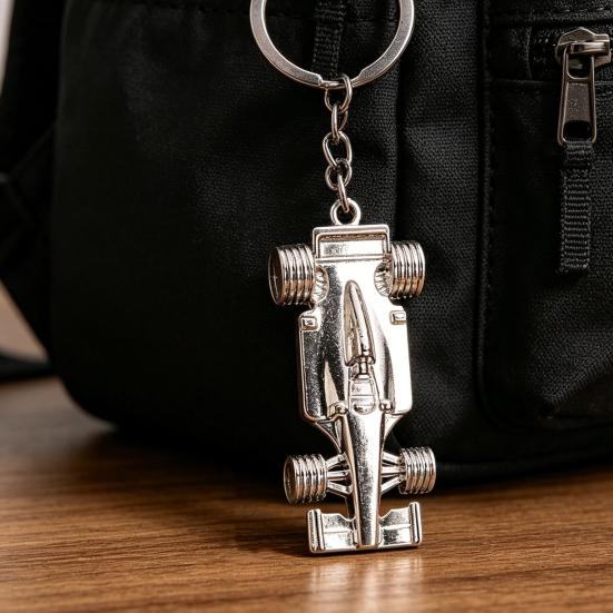 Креативная брелок-цепочка для ключей Гонки Подвеска гоночной машины Брелки для автомобильных ключей Кошелька Сумки Рюкзака Дорожной сумки Крутые брелки Подарки для Мужчин Друзей Учителя Автомобиля