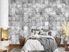Wallpaper Grey Tiles Mosaic