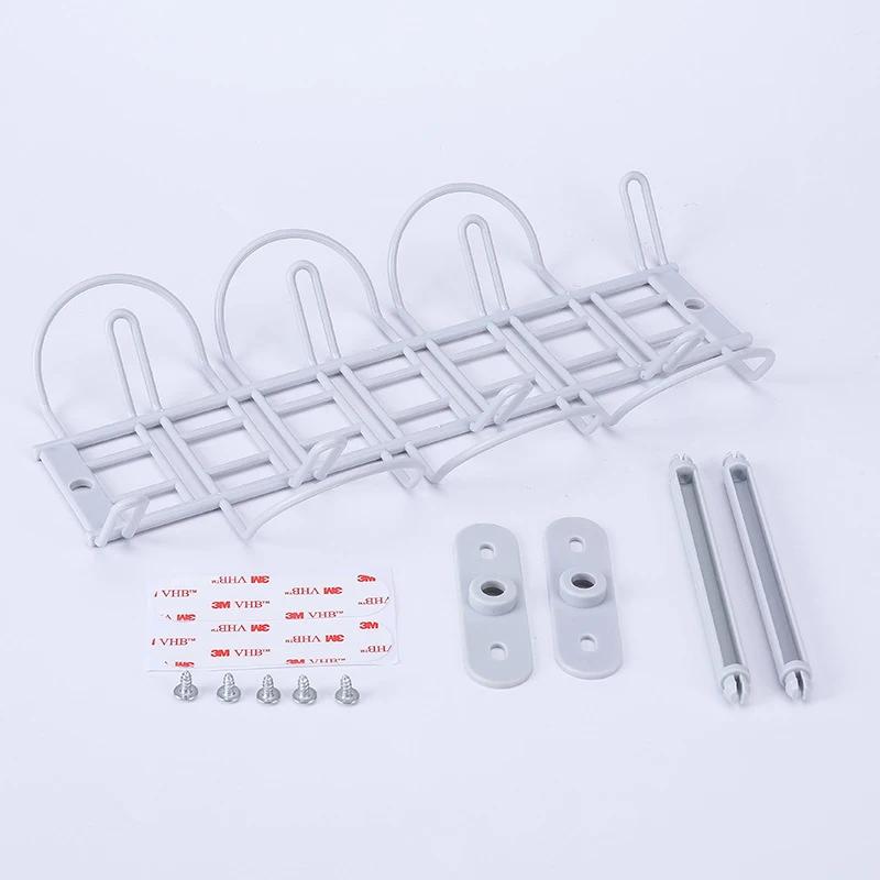 Under Table Storage Rack Cable Rack Shelf Table Bottom Socket Holder Hanging Rack Line Finishing Home Office Desk Wire Organizer