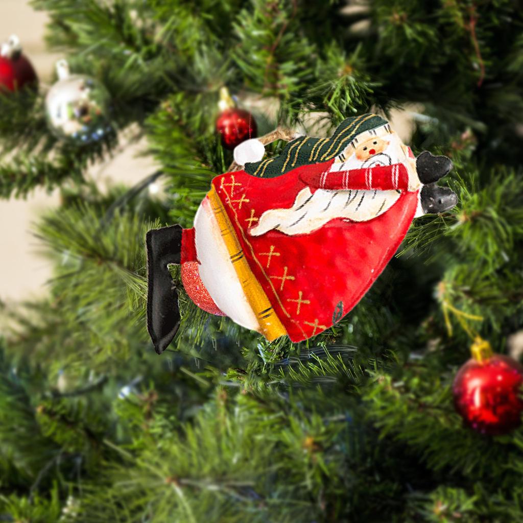 Рождественский маленький кулон из смолы, украшение для рождественской елки, аксессуары для подвесок