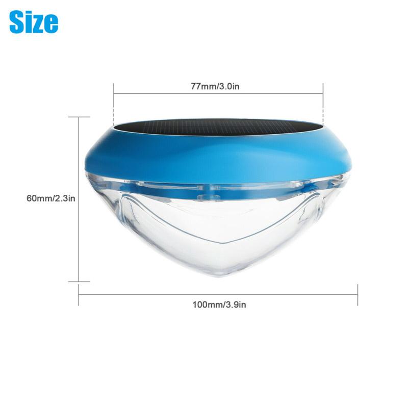 Солнечная светодиодная лампа RGB для открытого сада, пруда, бассейна, плавающая водонепроницаемая лампа Ipx6