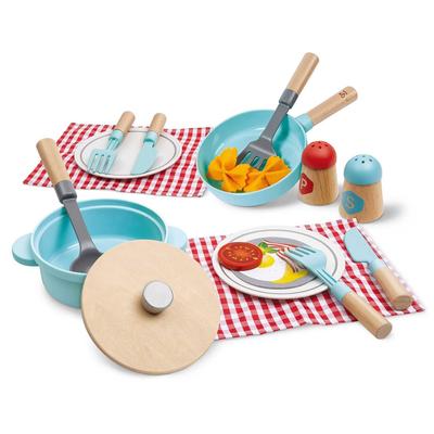 Hape Игрушечная готовка для возраста 3 и Деревянный набор для игрушечной готовки E3208, вверх, Игрушка,