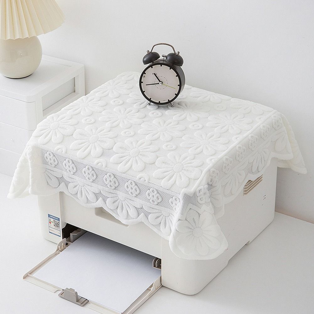 1Pcs 60x60cm Fax Machine Dustproof Cover Universal Rice Cooker Protector  Kitchen Office Supply