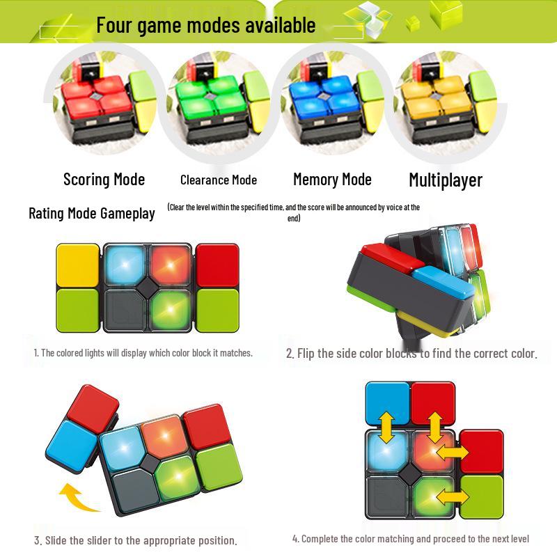Трансграничный музыкальный кубик Рубика Flipslide портативная игра
