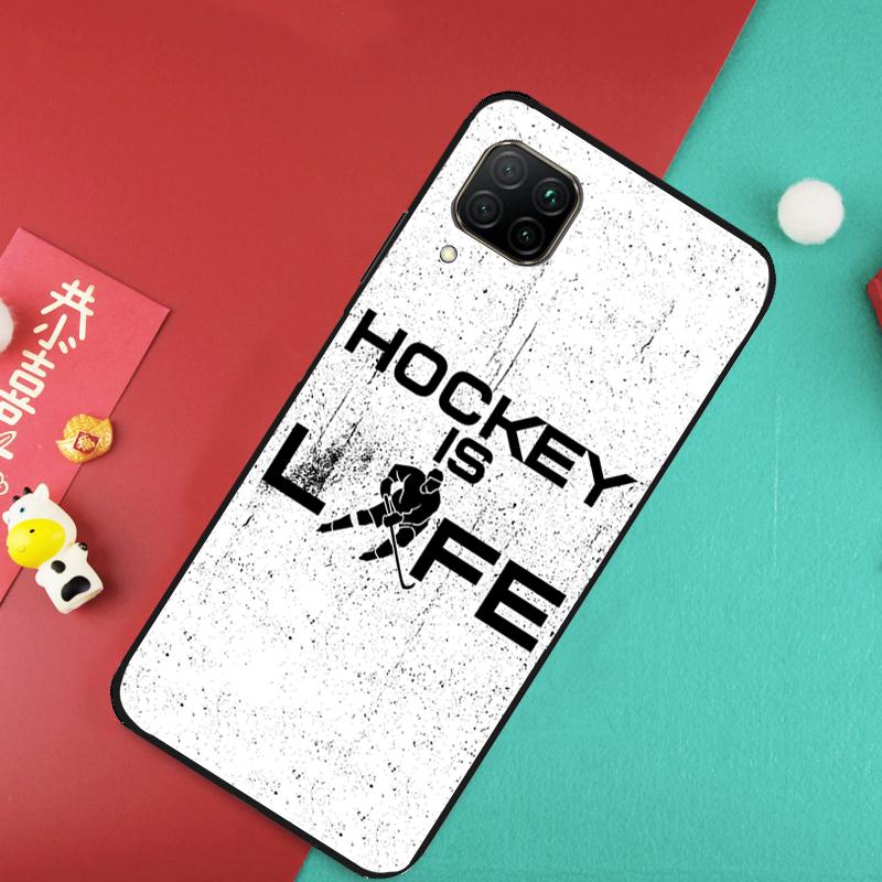Чехол для Huawei Nova 12S 9 10 SE 7i 8i 11i 12i Y60 Y61 Y70 Y72 Y73 Y90 Y91 P20 P30 P40 Lite с изображением игрока в хоккей