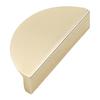 Cabinet Pulls Modern Style Exquisite Semicircle/Triangle Shape Brushed Brass Drawer Handles Kitchen