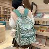 2024 Korean-Style Large Capacity Backpack for Junior High Students: Fashionable, Casual, Versatile Campus Gear