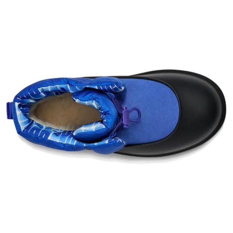 UGG Замшевые удобные короткие зимние сапоги до середины голени с круглым носком, женские сапоги, синие 1130670-RLB