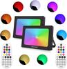 MEIKEE RGB Светодиодный прожектор, Атмосферный прожектор для улицы, С регулируемой яркостью, 25 Вт, Водонепроницаемый и пылезащищенный, Сценическое освещение, Настенный светильник, для Рождества, Свадеб