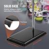 VEVOR Lab Stand Support, Laboratory Retort Support Stand 2 Sets, Steel Lab Stand 59.9 cm Rod and 21.1 x 13.5 cm Cast Iron Base, Includes Flask Clamps