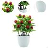 Artificial Fruit Plants Tree Potted Floral Decor Fake Flower Plant Mini