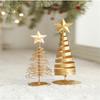 Gold Window Gift Christmas Small Christmas Ornaments Tree