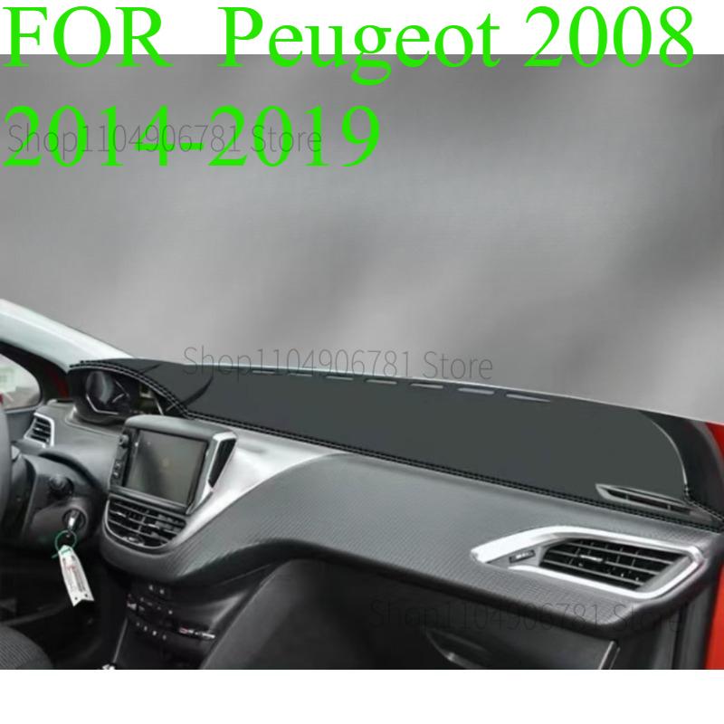 ДЛЯ Peugeot 2008 2014- Автомобильный Коврик на Панель Приборов Dashmat Покрытие Панели Приборов Солнцезащитный Коврик на Панель Приборов Ковер Аксессуары